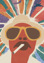 Fear and Loathing Retro Poster
