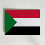 Sudan National Flag Poster affisch – poster till väggdekoration – köp online hos Bozetto