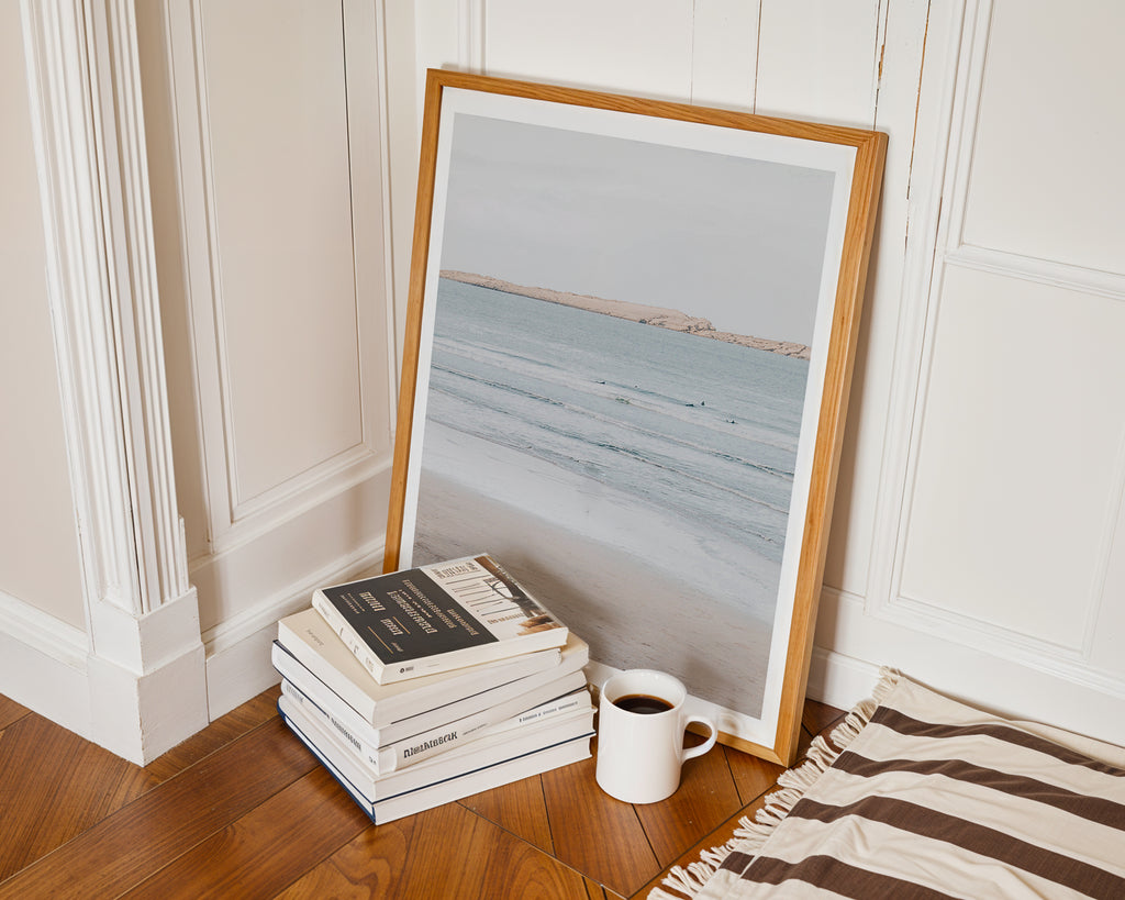 Calm Shoreline Stillness Poster