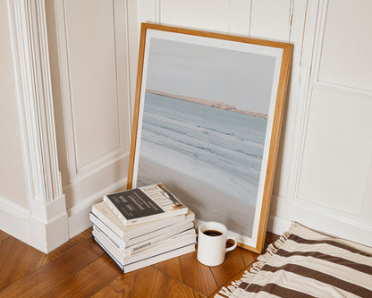 Calm Shoreline Stillness Poster