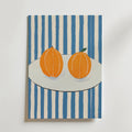 Citrus Stripe Poster