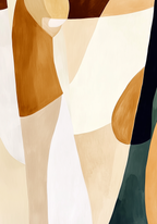 Where We Begin Abstract Poster