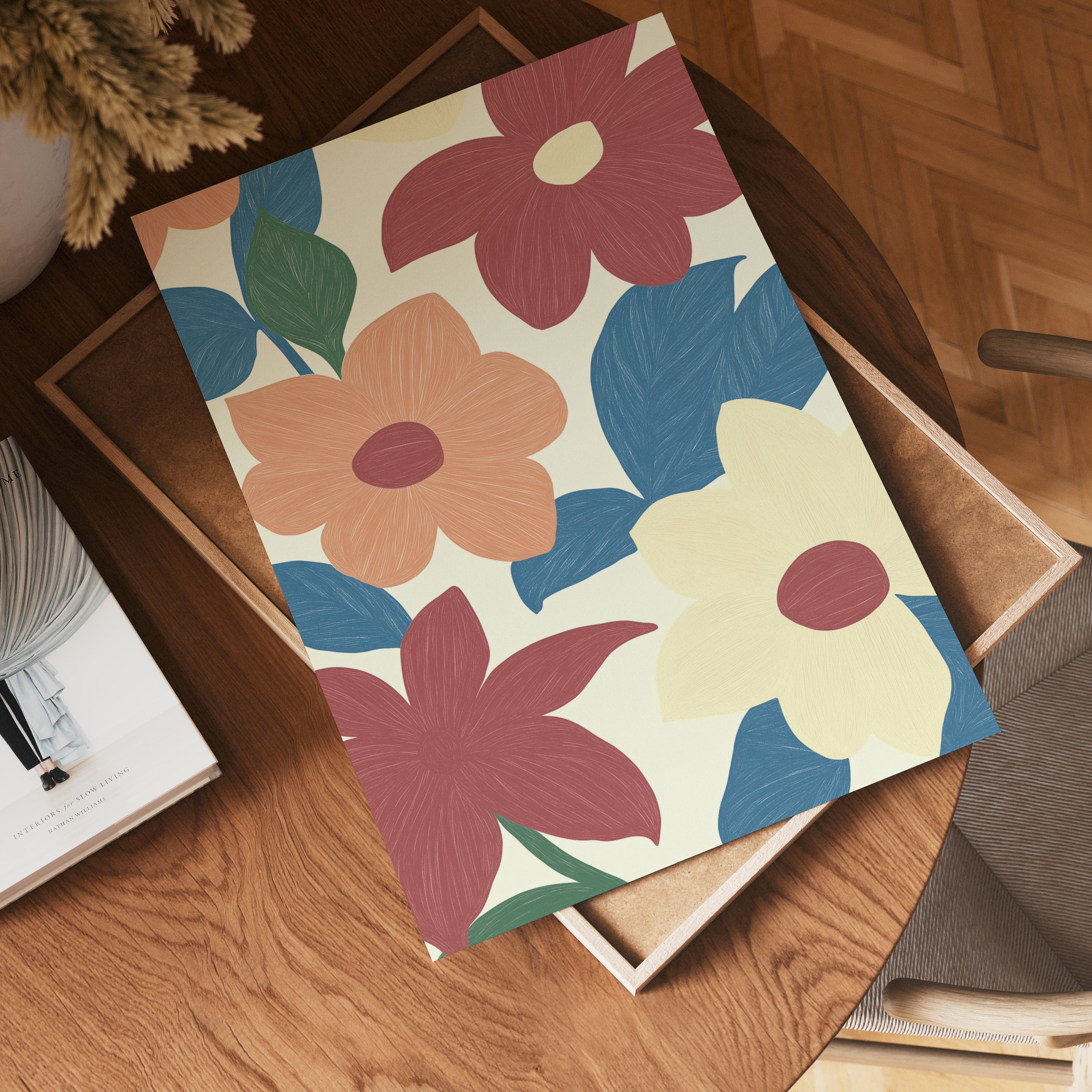 Multicolor Leaves Poster