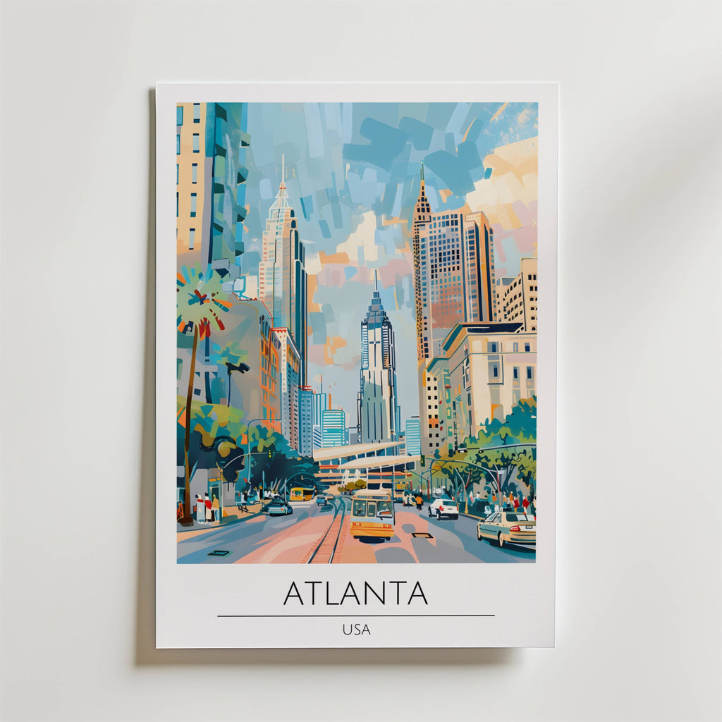 Atlanta Skyline Poster
