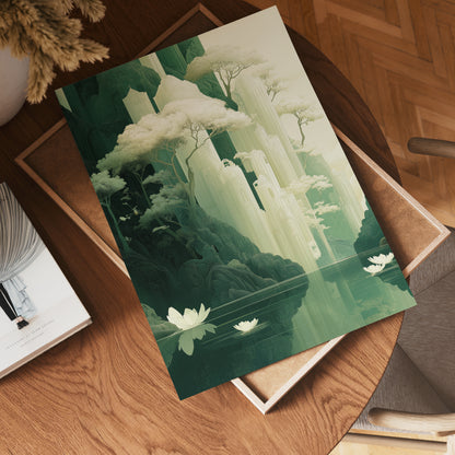 Serenity of the Forgotten Peaks Poster