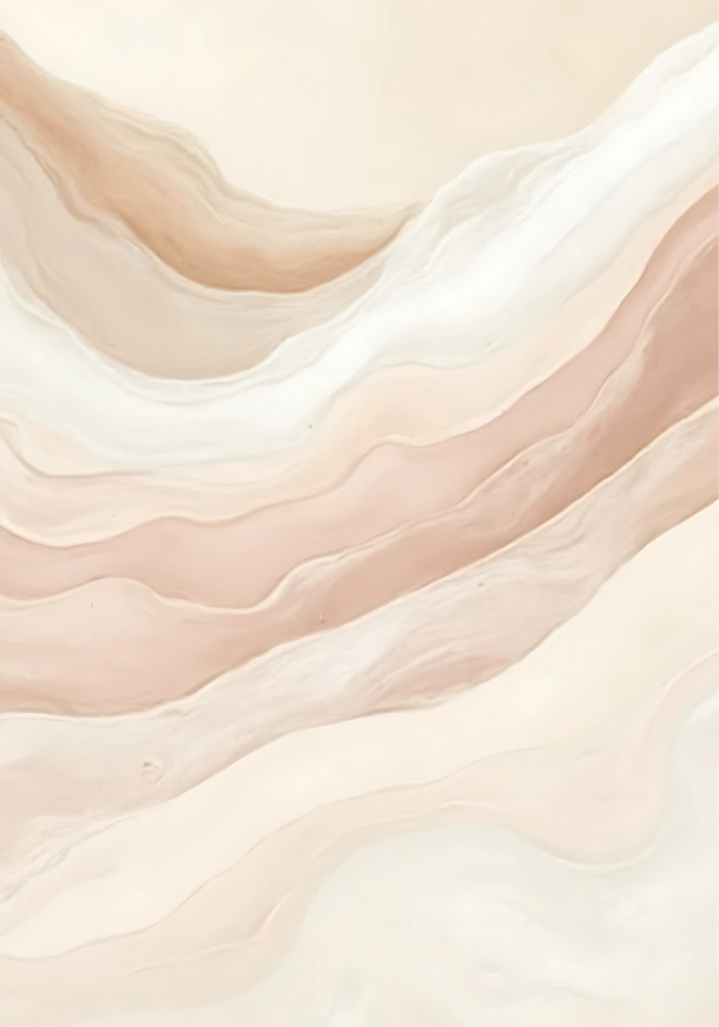 Abstract Mountain Poster