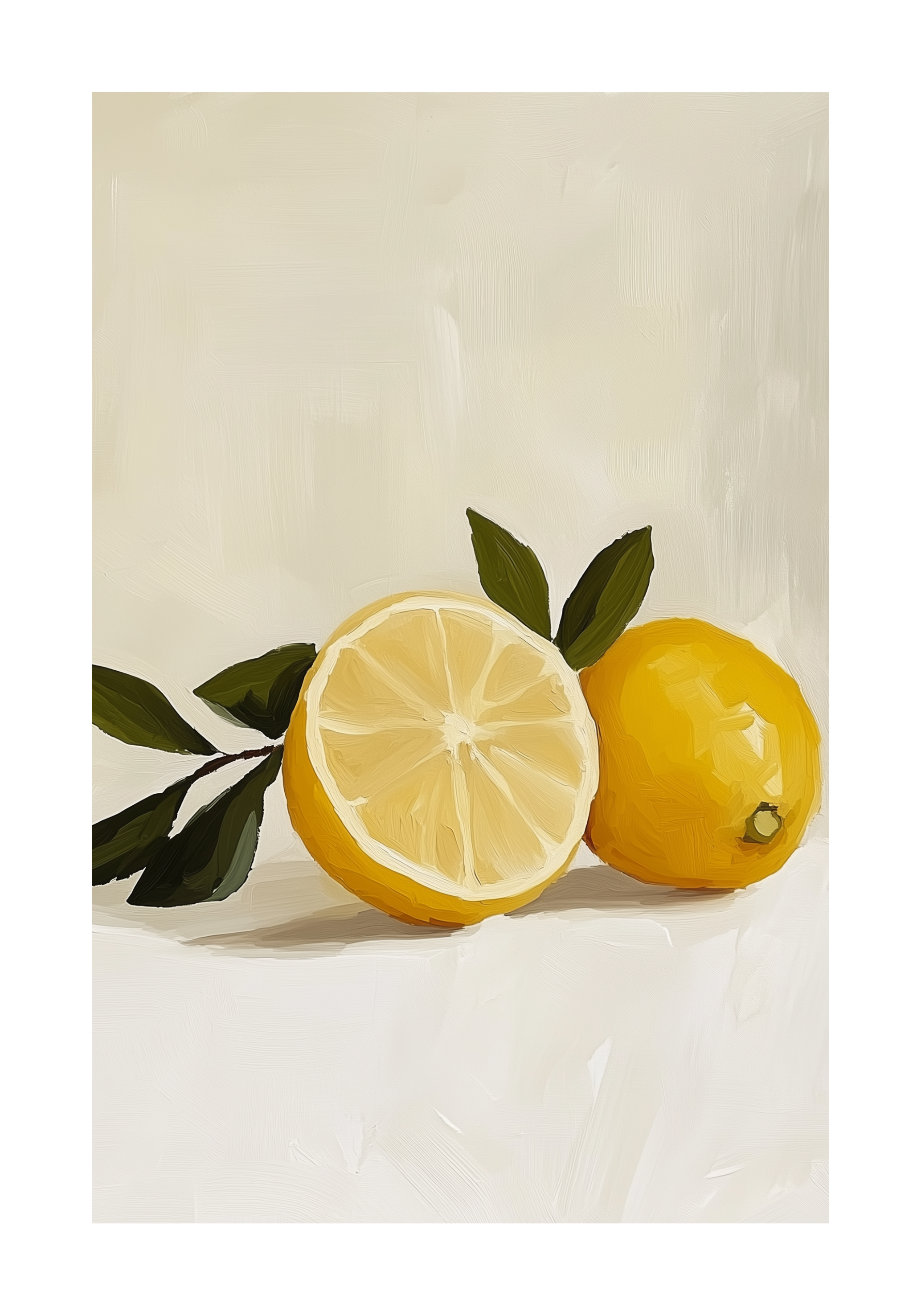 Minimal Lemon Poster