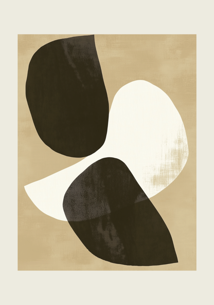 Minimal Abstract Shapes Poster