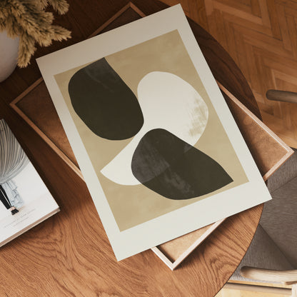 Minimal Abstract Shapes Poster