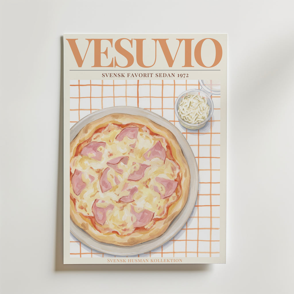 Vesuvio Poster affisch – poster till väggdekoration – köp online hos Bozetto