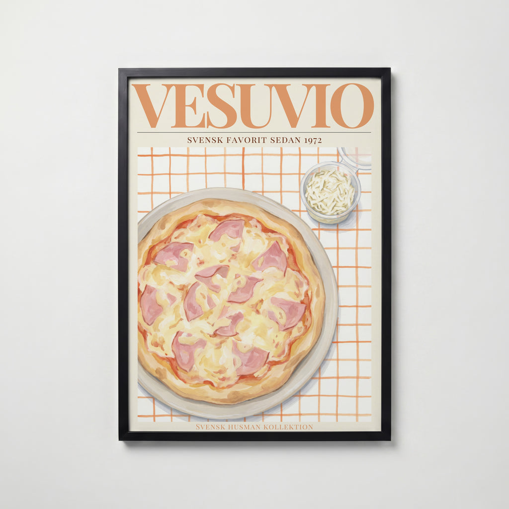 Vesuvio Poster affisch – stilren väggdekoration – Bozetto posters