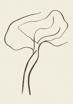 Dancing Tree Line Poster