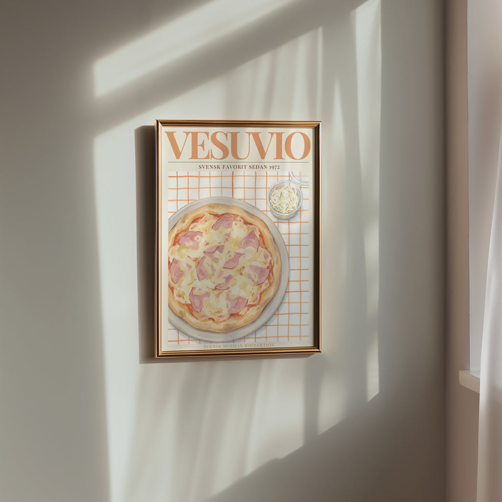 Vesuvio Poster – poster väggdekoration inredning – Affischer hos Bozetto
