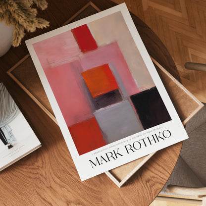 Depth Between Lines Mark Rothko Poster