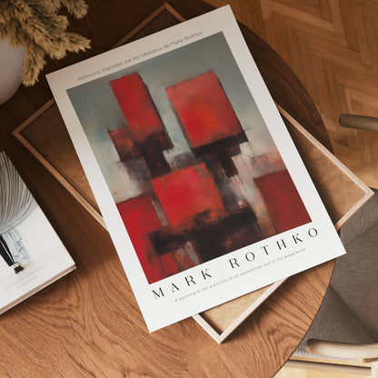 Red Remains Mark Rothko Poster