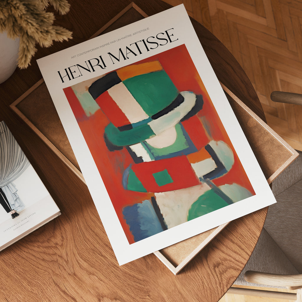 L’Homme au Chapeau Matisse Poster