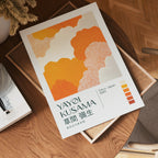 Yayoi Kusama Amber Flow Poster