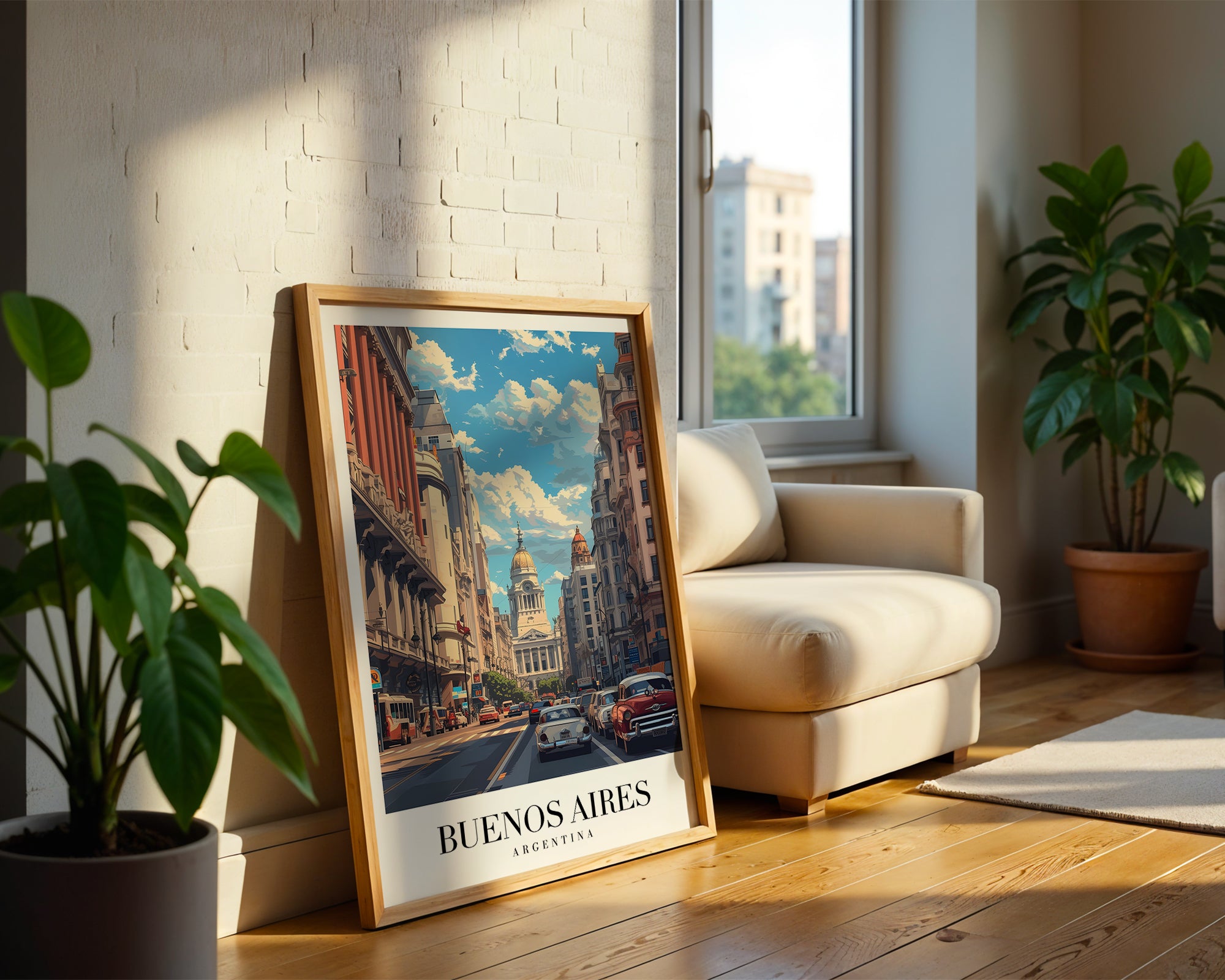 Where Time Walks In Buenos Aires Poster