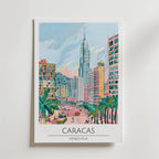 Caracas Skyline Poster
