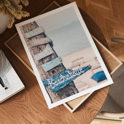 Beachhouse Signs Poster