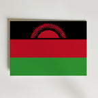 Malawi National Flag Poster affisch – poster till väggdekoration – köp online hos Bozetto