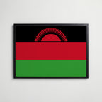 Malawi National Flag Poster affisch – köp poster online – Bozetto väggdekoration