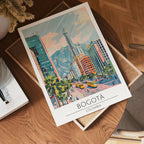 Bogotá Cityscape Poster