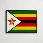 Zimbabwe National Flag Poster affisch – köp poster online – Bozetto väggdekoration