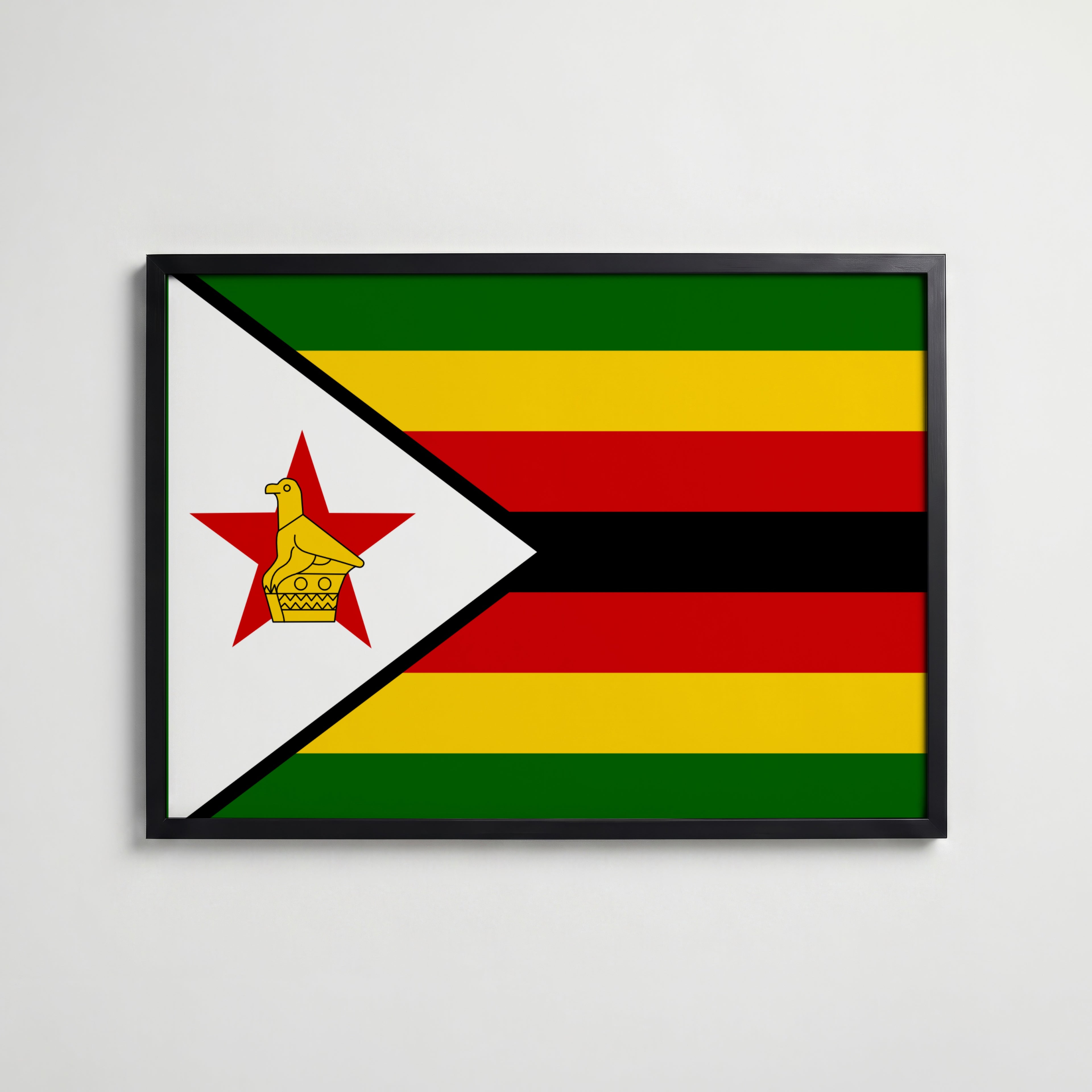 Zimbabwe National Flag Poster affisch – köp poster online – Bozetto väggdekoration
