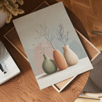 Soft Stillness Vases Poster