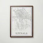 Uppsala Karta Poster