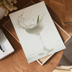 Foam Champagne Drink Poster