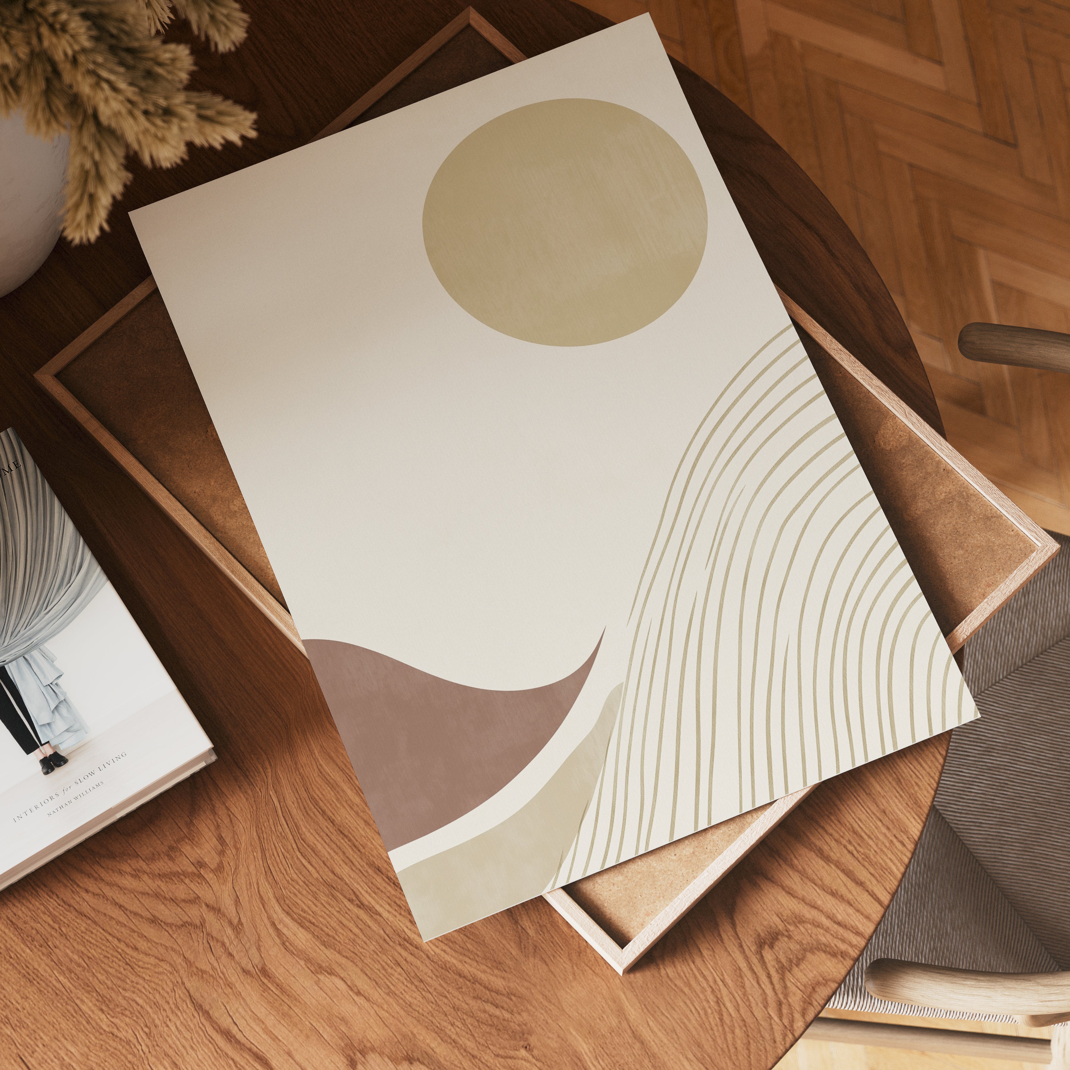 Abstract Sunscape Poster