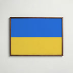 Ukraine National Flag Poster – poster väggdekoration inredning – Affischer hos Bozetto