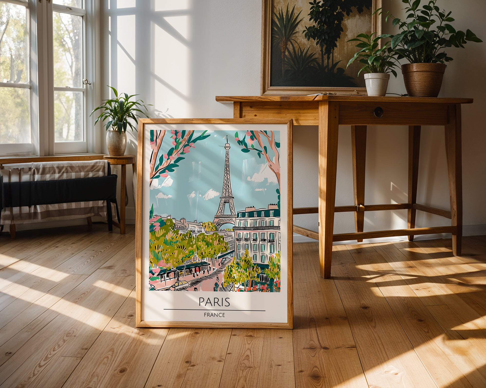 Eiffel Tower View Poster