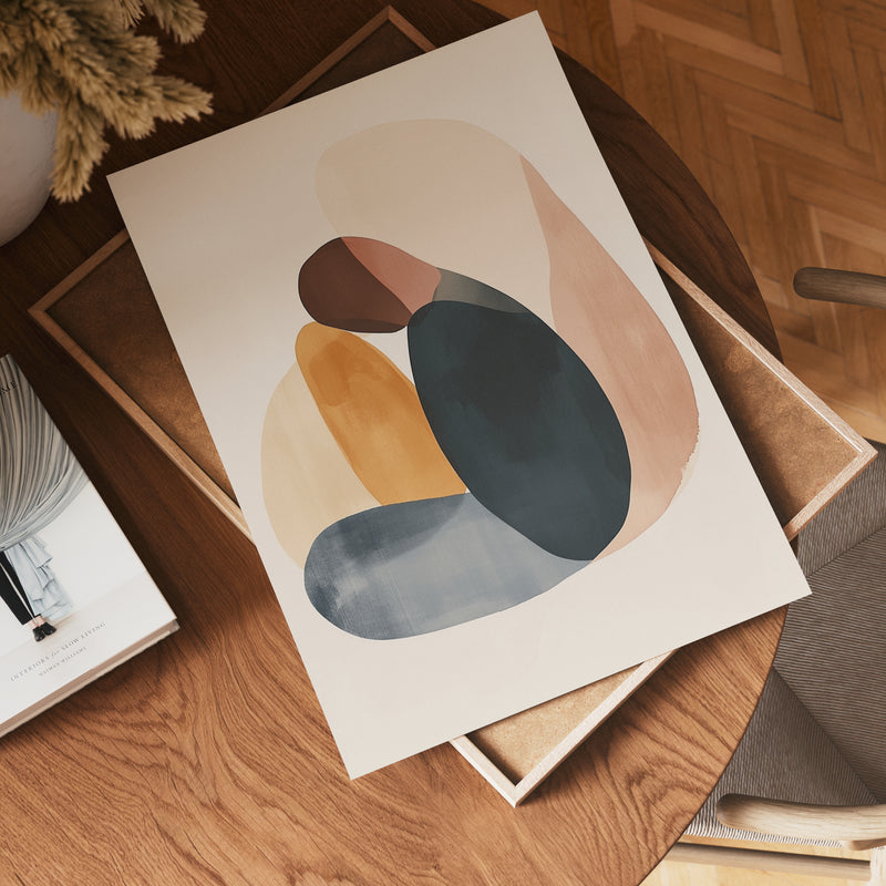 Abstract Embrace Poster