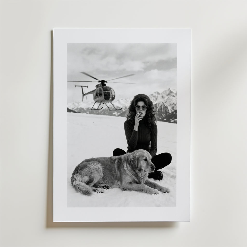 Alpine Icon Serenity Poster affisch – poster till väggdekoration – köp online hos Bozetto