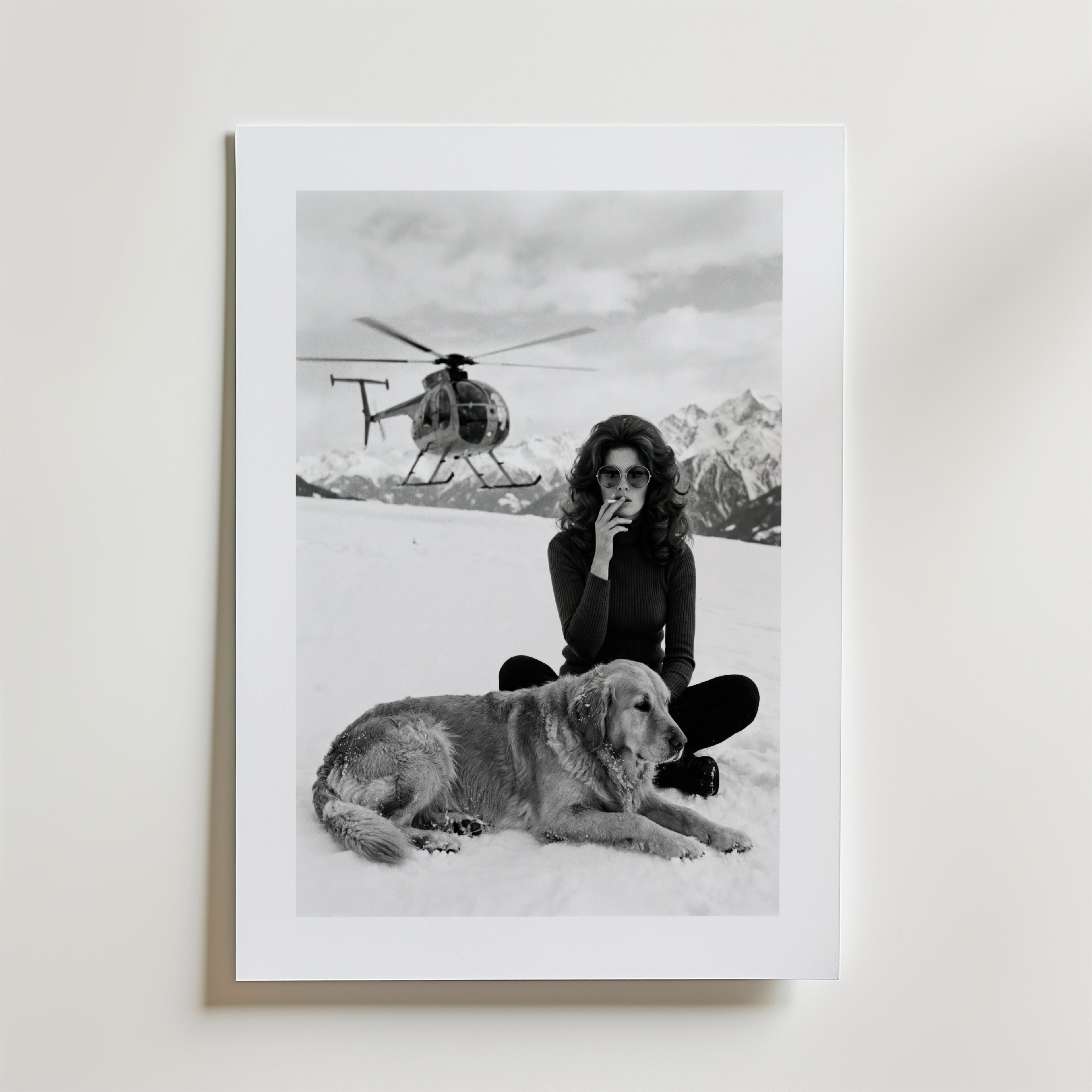 Alpine Icon Serenity Poster affisch – poster till väggdekoration – köp online hos Bozetto