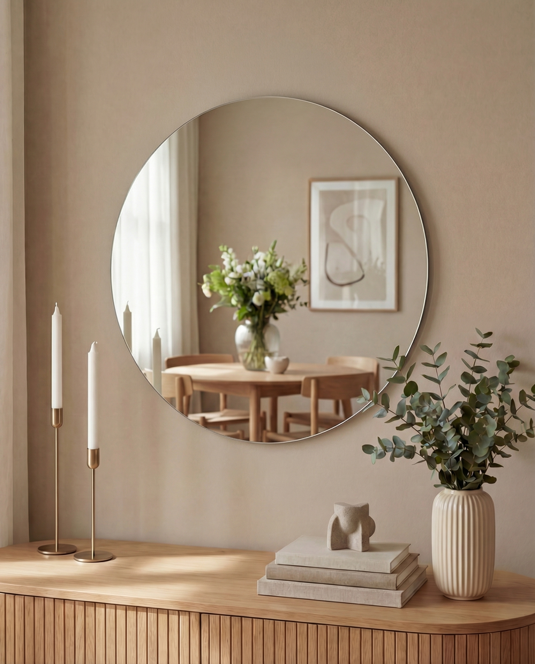 Bolmen – Rund spegel 110 cm