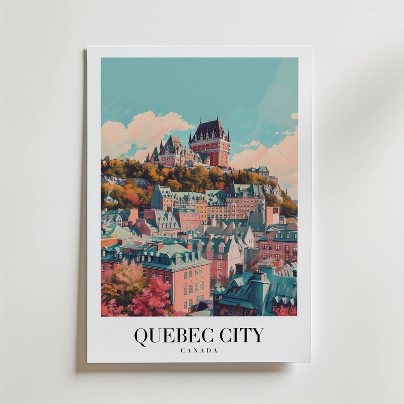 Autumn Over Quebec Poster