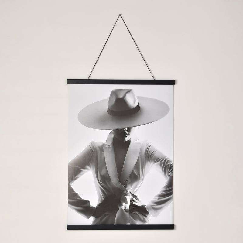 Posterhängare Svart Ek med magnet