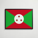 Burundi National Flag Poster affisch – köp poster online – Bozetto väggdekoration