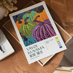 Yayoi Kusama Colorful Pumpkin Cluster Poster
