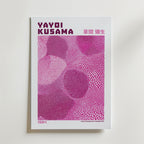Yayoi Kusama Pink Infinity Dots Poster