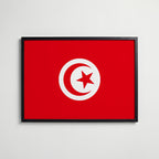 Tunisia National Flag Poster affisch – köp poster online – Bozetto väggdekoration