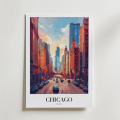 Streets Of Chicago Poster