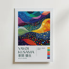 Yayoi Kusama Cosmic Waves Poster