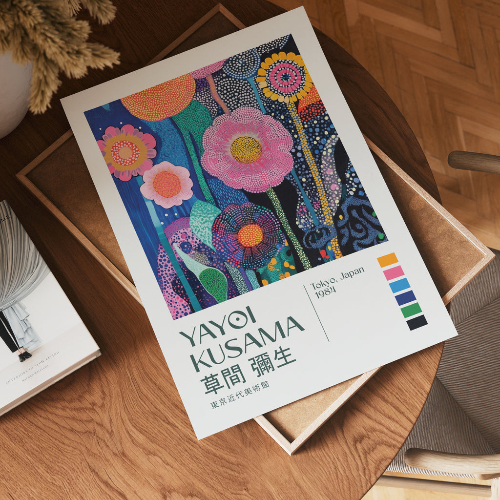 Yayoi Kusama Blooming Infinity Poster