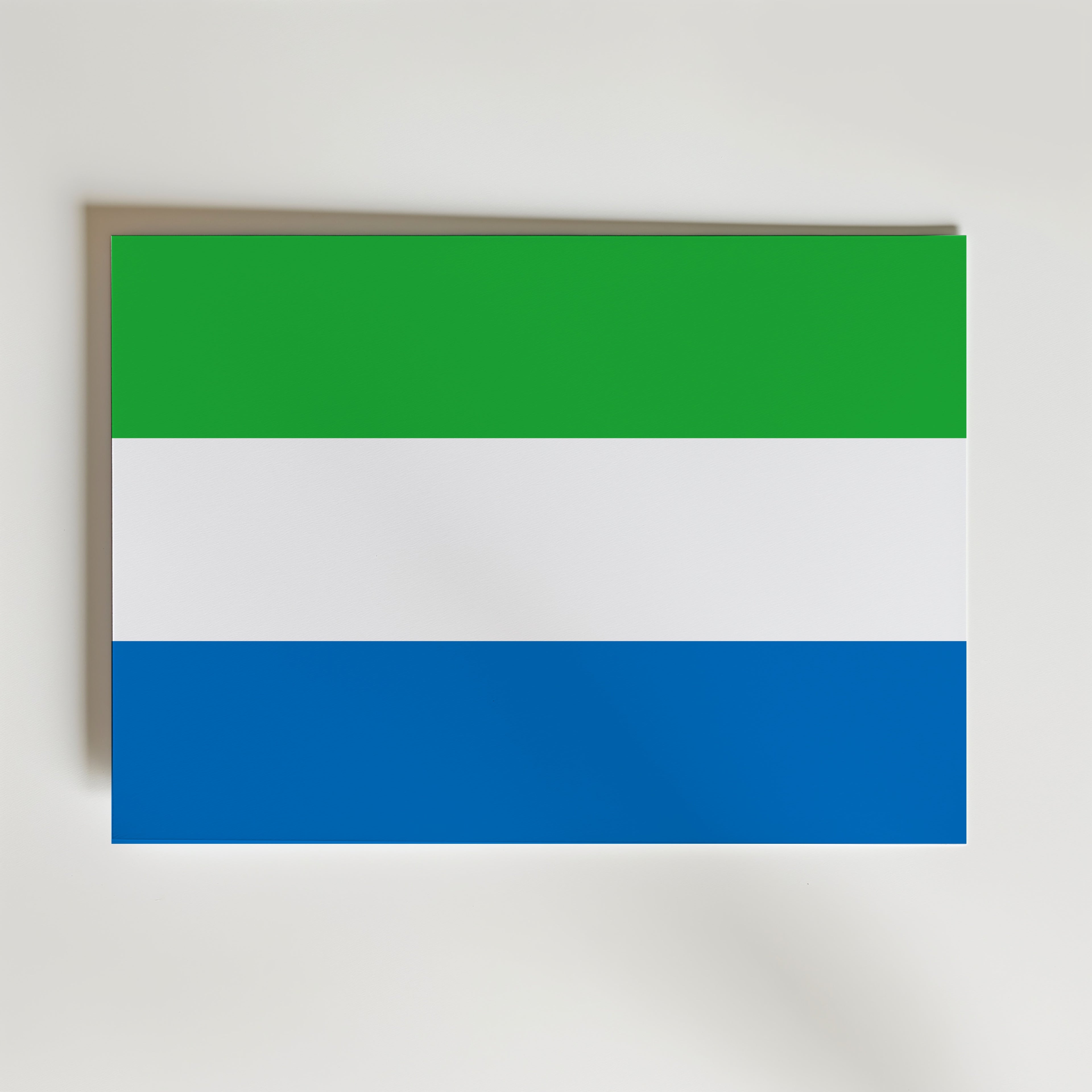 Sierra Leone National Flag Poster affisch – poster till väggdekoration – köp online hos Bozetto