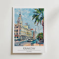Krakow City Boulevard Poster